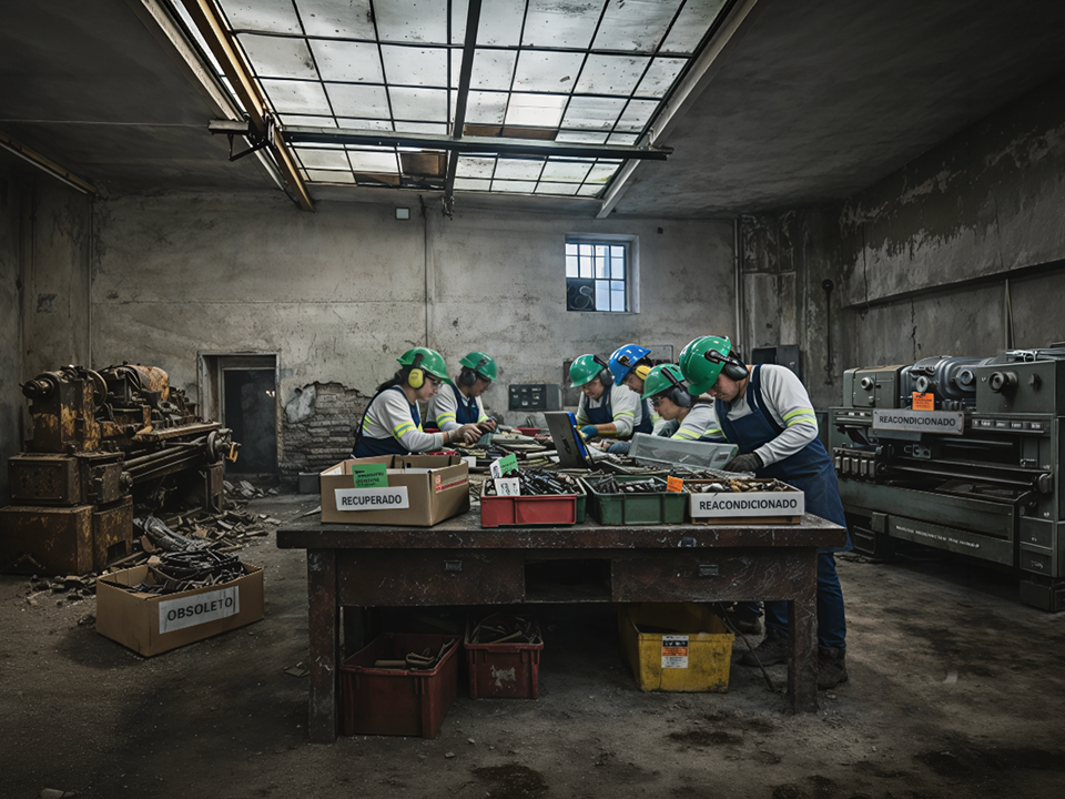 Aprovechar inventario industrial obsoleto